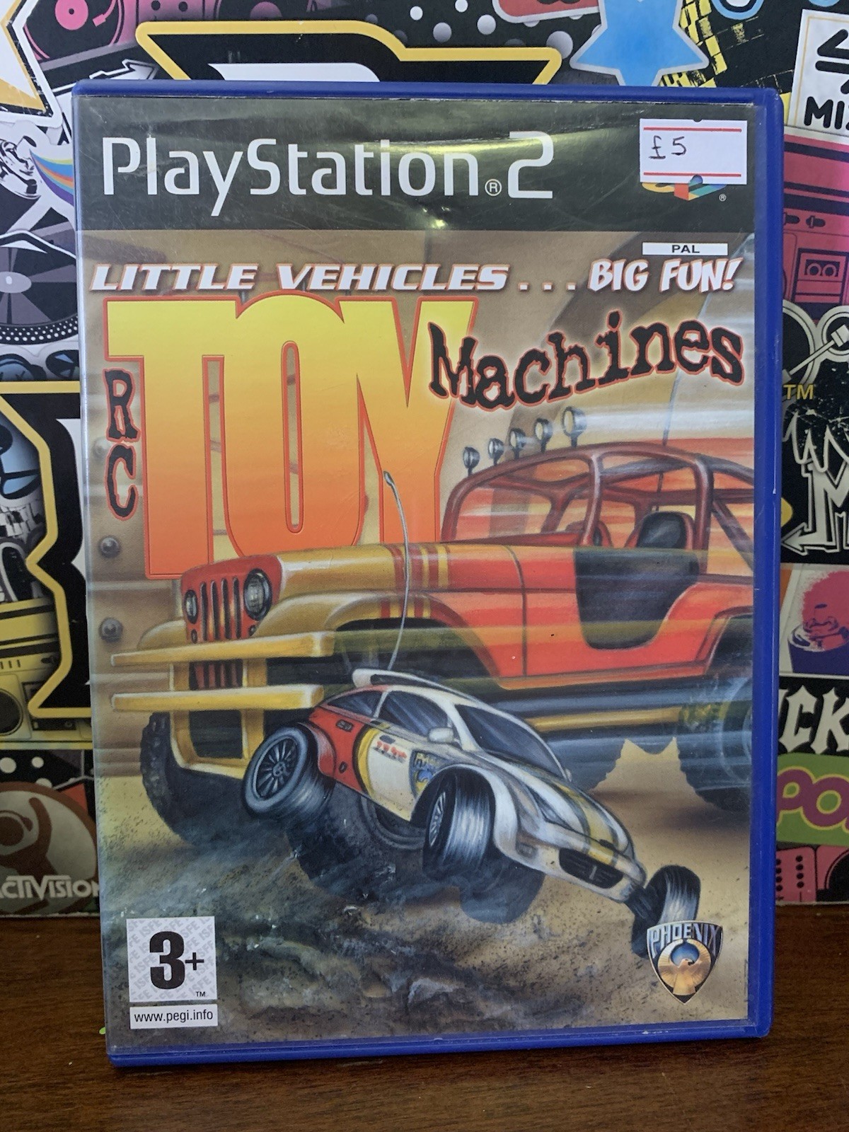 RC Toy Machines (Sony PlayStation 2, 2004) Complete With Manual PAL Uk