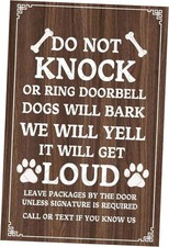 Do Not Ring Doorbell Sign Retro Do Not Knock Or Ring Doorbell Metal Tin Sign
