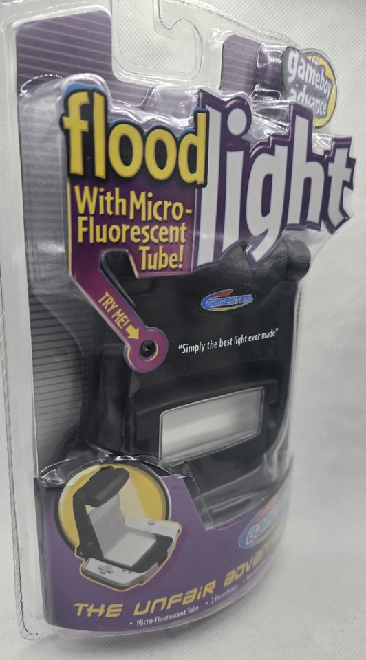 Radica Gamester Flood Light Game Boy Advance GBA Nintendo RARE NOS Sealed HTF - Image 2 of 4