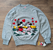 NWT Vintage Mickey And Minnie Mouse American Characters Sweatshirt Women's S