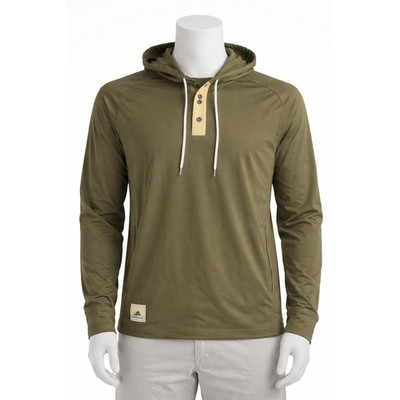Pendleton Men s Medium Performance Hoodie | Olive Green Technical Pullover | NWT