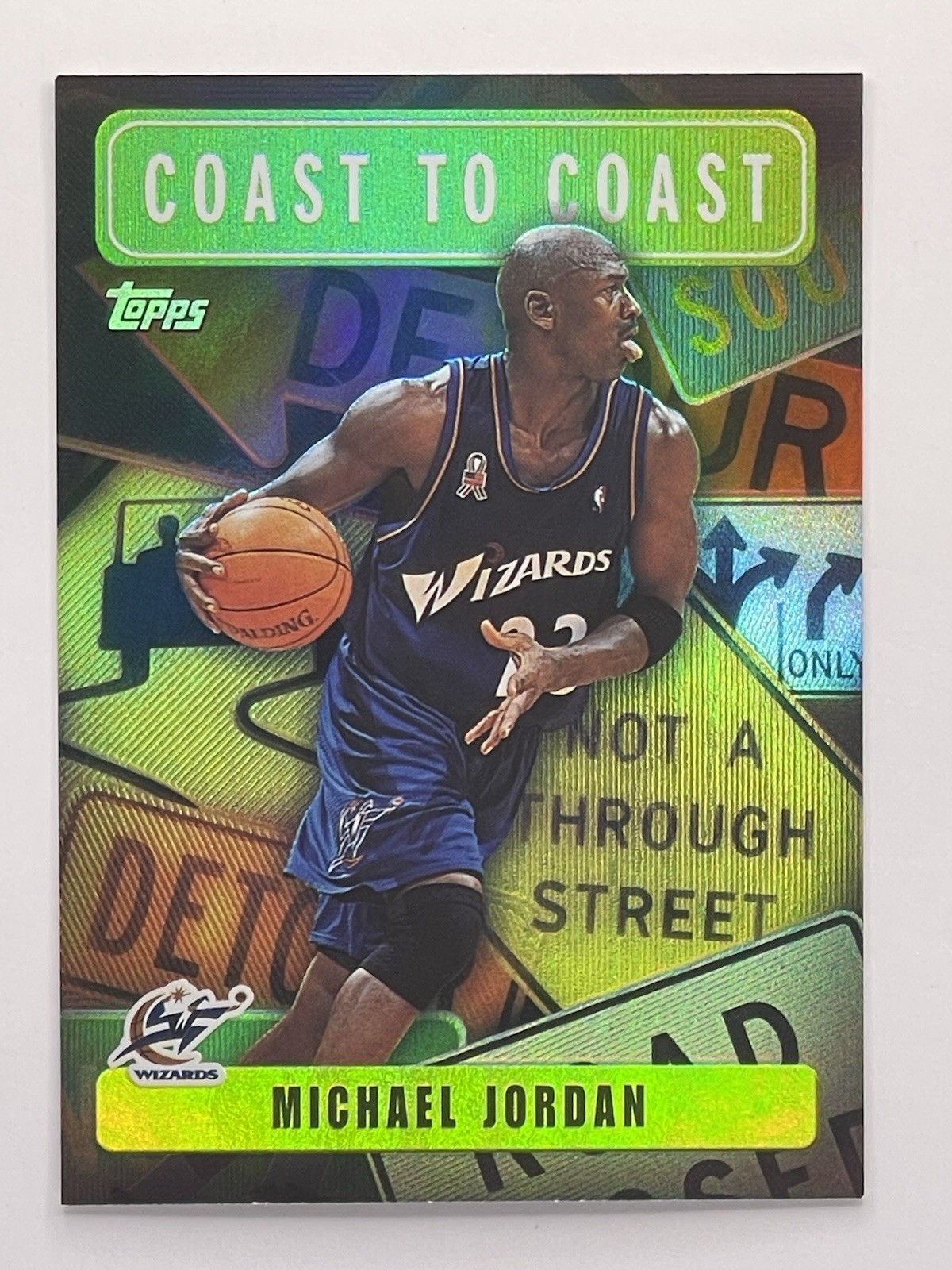 2002-03 Topps #CC8 Michael Jordan Coast to Coast Insert Wizards