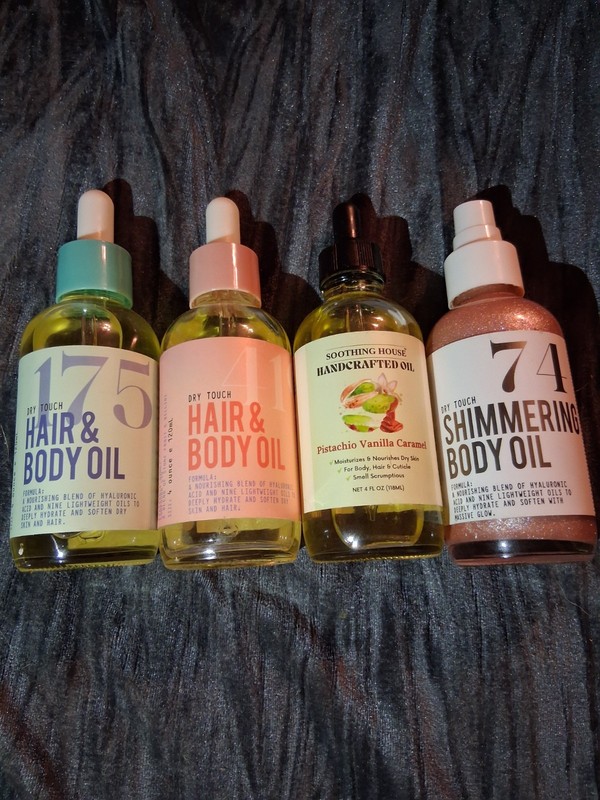 Dry Touch Body Oil Lot