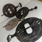 Lot Of 4 Vtg Damper Cast Iron The Adams Griswold Stover /235e