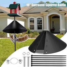 16 Inch Squirrel Proof Wrap Tools Wrap Around Squirrel Baffle Bird Feeder