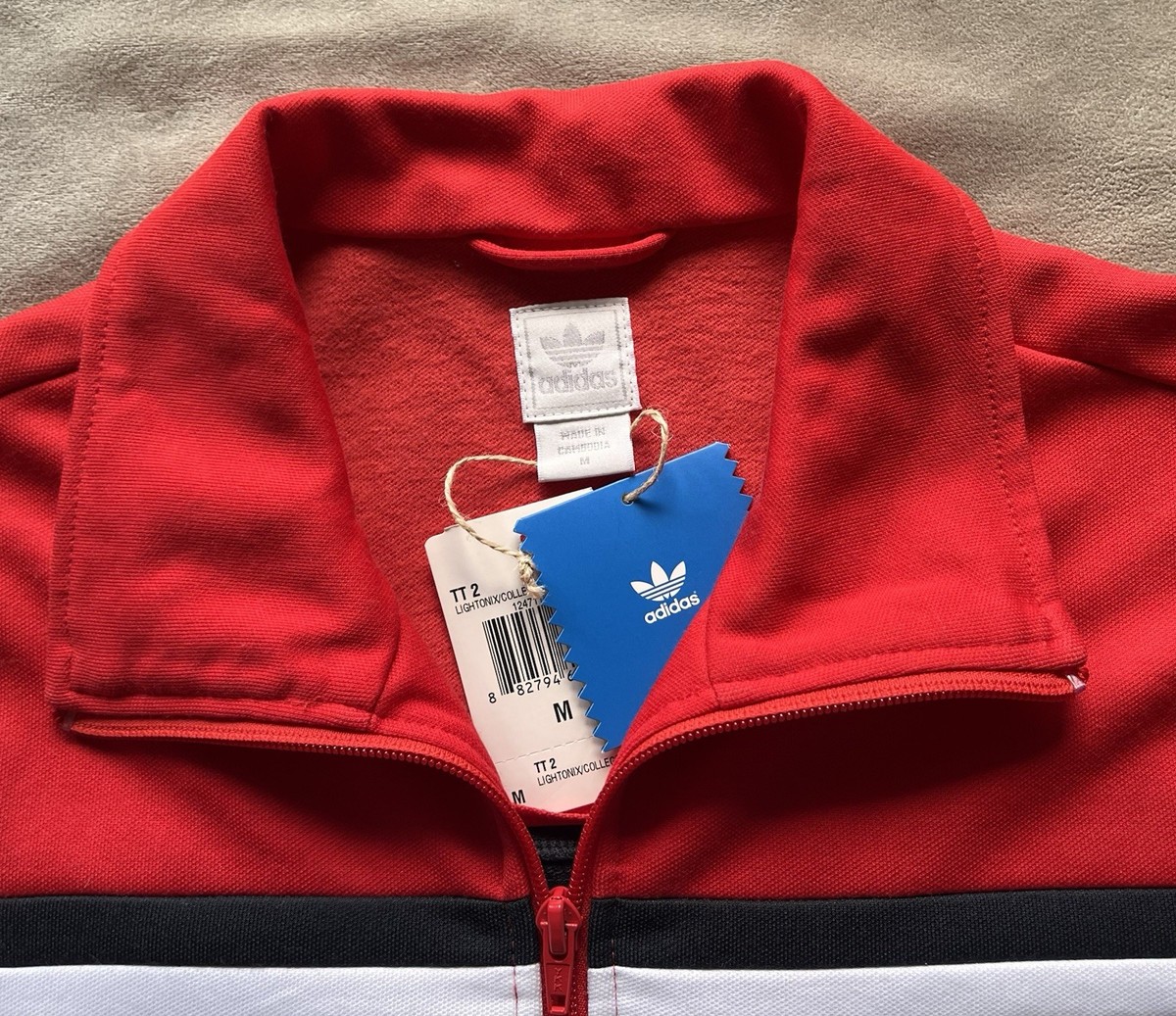 Adidas Originals Japan Tokyo Track Jacket Red White Black Gray NWT