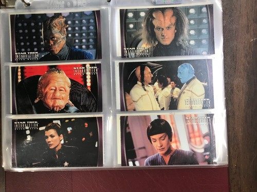 1998 star trek insurrection widevision 72 card set with inserts and 17 autograph - Picture 12 of 24