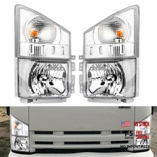 ISUZU ELF NPR NPR-HD Headlight & Corner Lamp for Passenger & Driver Sides