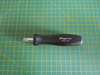 Snap On Tools USA 3/8 kurzer Steckschlüssel schwarz harter Schraubendrehergriff F40B sehr guter Zustand