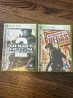 Tom Clancys Rainbow Six Vegas & Ghost Recon 2 | Microsoft Xbox 360 | Lot of 2