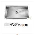 Glacier Bay Zero Radius 32" Undermount Single Bowl 18 Gauge Stainless Steel Sink