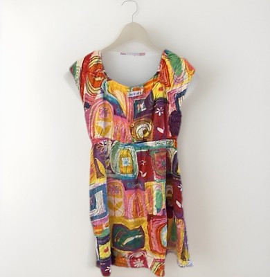 Jams World Eye Candy Kristie Dress Women s Size M Hawaii Wearable Art