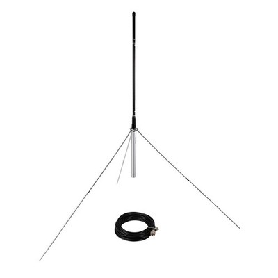 FMUSER GP100 FM Transmitter Antenna Outdoor, 1/4 Wave Professional GP Black 