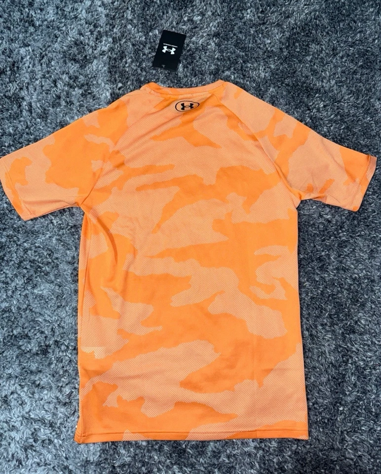 Under Armour Heat gear loose Coral Camo Youth XS Short Sleeve Performance - Image 4 of 4