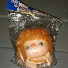 VINTAGE Westrim Crafts MITZY DOLL Head Hands MAKE YOUR OWN Yarn Hair