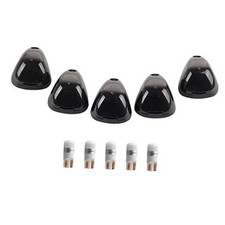 Smoked LED Roof Lights White Cab Marker Clearance Smoked Lens White LED