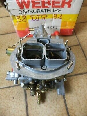 Carburateur Weber 32DIR91 neuf pour résoudre les ratés moteur sur Alfasud