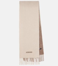Jacquemus L'echarpe Moisson Wool-Blend Scarf, New