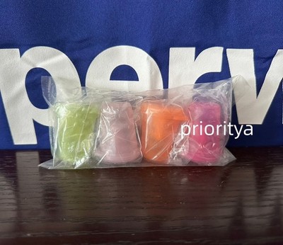 Tupperware Impressions Tumbler Pencil Sharpener Set of 4 Assorted Color RARE New
