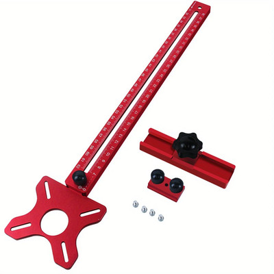 4 in 1 Router Milling Groove Bracket, Multifunctional Cabinet Hardware Jig and R