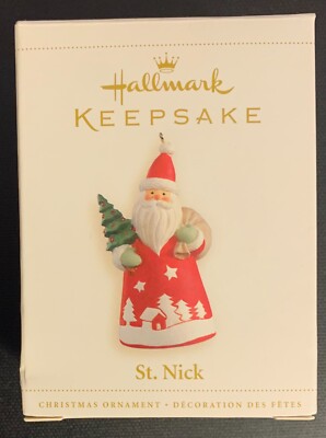 Hallmark Keepsake Christmas Ornament - St Nick - 2006 - nrmt/mint in box