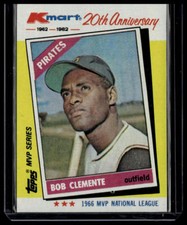 1982 Topps Kmart 20th Anniversary #10 Bob Clemente