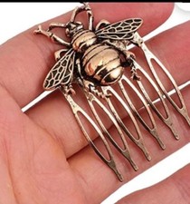 Fashion Women Hairpin Retro Bee Hair Comb Clips Jewelry Hair Accessories Gift To