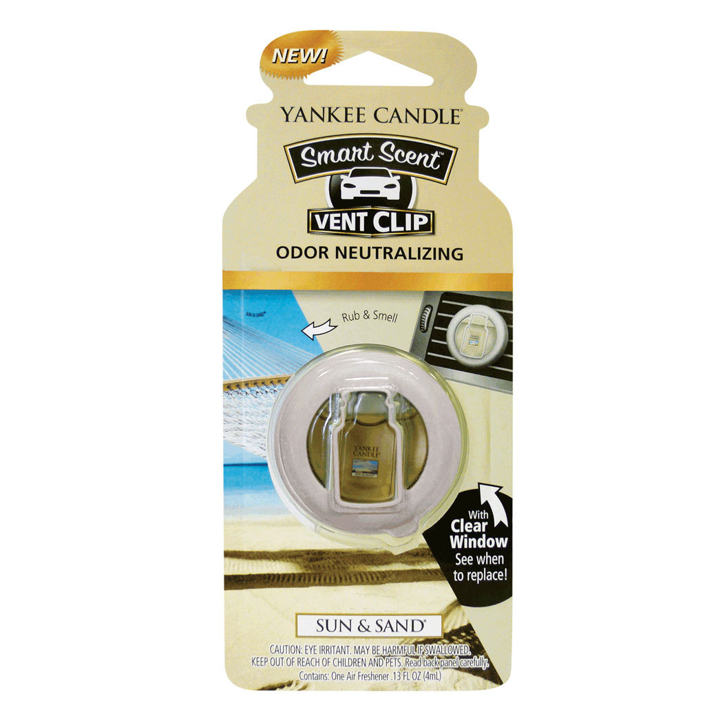 Yankee Candle Smart Scent Vent Clip Car & Home Air Freshener, Sun
