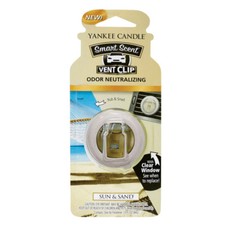 Yankee Candle Smart Scent Vent Clip Car & Home Air Freshener, Sun & Sand Scent