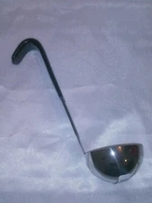 Vollrath Stainless Steel Ladle 2oz. 6" w/Black Kool Touch Handle (4980220)