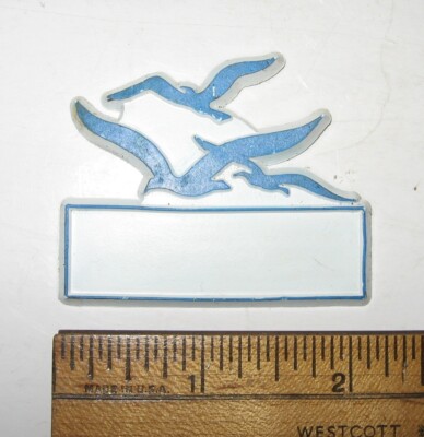 Refrigerator Magnet SEAGULLS in Flight - Add Your Own Caption