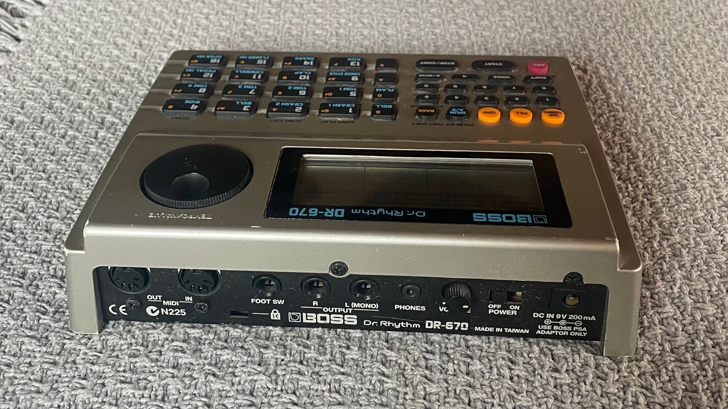 Boss Dr. Rhythm DR670 Drum machine 761294053263 eBay