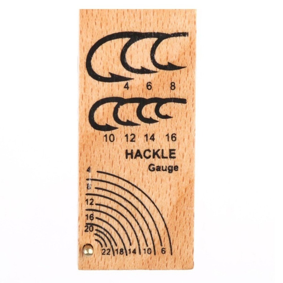 Fly Tying Fly Tying Hackle Gauge Hook &amp; Hackle Gauge Brand New Hot Sale ...