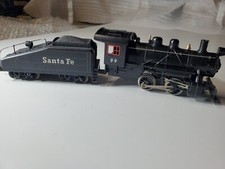 ho Mantua Santa Fe 99 0-4-0 Steam Locomotive-w/Tender - Refurb - DC - Runs Good