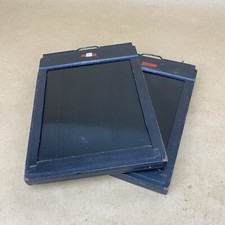 Folmer Graflex 4x5 Cut Film Holders W/ Dark Slides - X2 - VINTAGE - GOOD