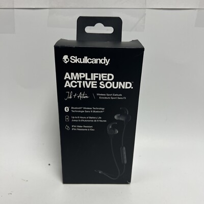 Skullcandy Jib+ Active Wireless In-Ear Earbud Headphones - Black