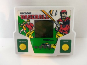tiger handheld baseball game