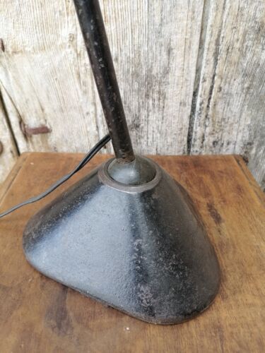 FRENCH ANTIQUE INDUSTRIAL DESIGN DESK LIGHT LAMP FROM GRAS N205 - Picture 4 of 11