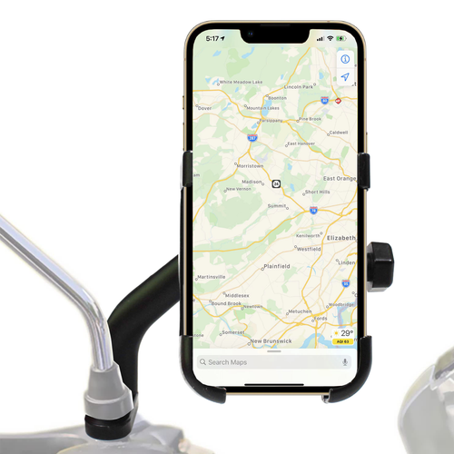 Aluminum Motorcycle 360° Handlebar Mount Holder for Cell Phone GPS - 第 1/6 張圖片