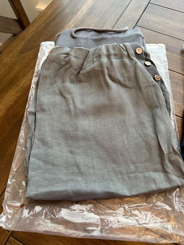 Women's Drawstring Cargo Pants Elastic Waist Casual Capri - NEW Sz L, 4 Colors! - Picture 7 of 8