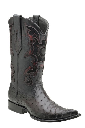 Y315A1 Western Completo Pluma Avestruz Botas hechas por Cuadra Botas | eBay