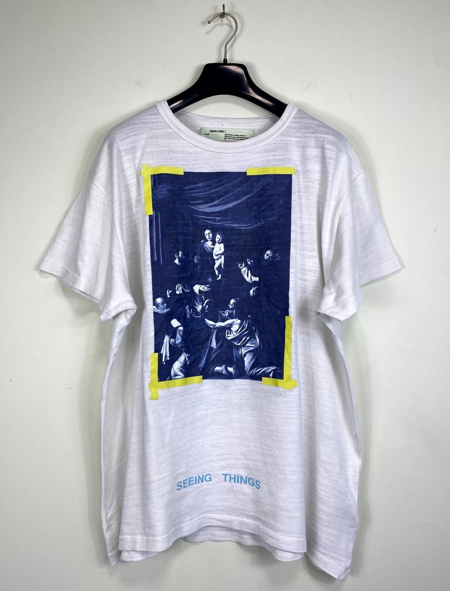 Clothing Off White Crewneck Seeing Things Seeing Things Sweatshirt