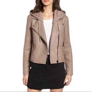 meant to be moto jacket with removable hood