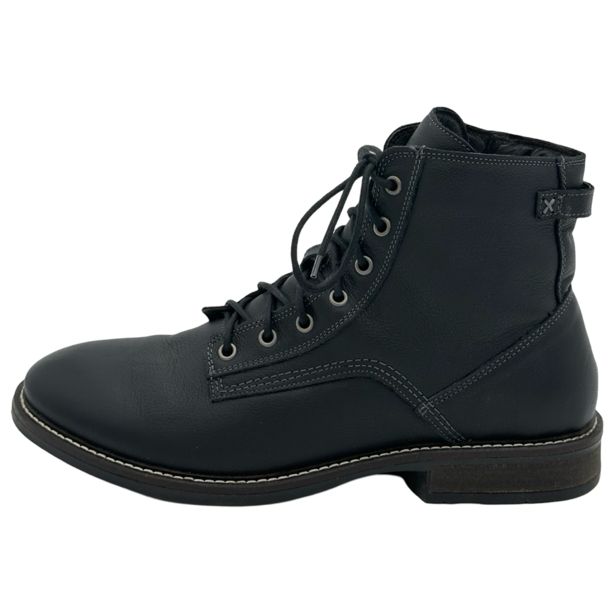NAOT Footwear Men's Superior Boot Black Soft Leather 1094 Size 11