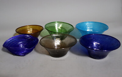 mundgeblasenes Glas Vase Glasvase Herat Afghanistan Hand-blown glassware 6-11