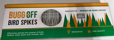 Plastic Spikes Outdoor Fence Security Plastic Spiked Bird Cat Strips 15  Total