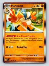 Stage 1 Hariyama HP 140 Arm Thrust Practice Rocket Slap Rarity Orange