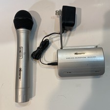 Memorex Mka381 Vhf Wireless Handheld Microphone & Receiver Audio Karaoke Sing