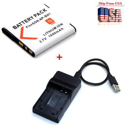 Battery / Charger For Sony Cyber Shot DSC-TX5 DSC-TX7 DSC-TX9 DSC-TX10 DSC-TX20