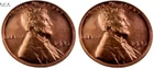 1923+1923-S Lincoln Wheat Penny Cent Lot ~ Gem BU (red) ~ 2 Coin Set